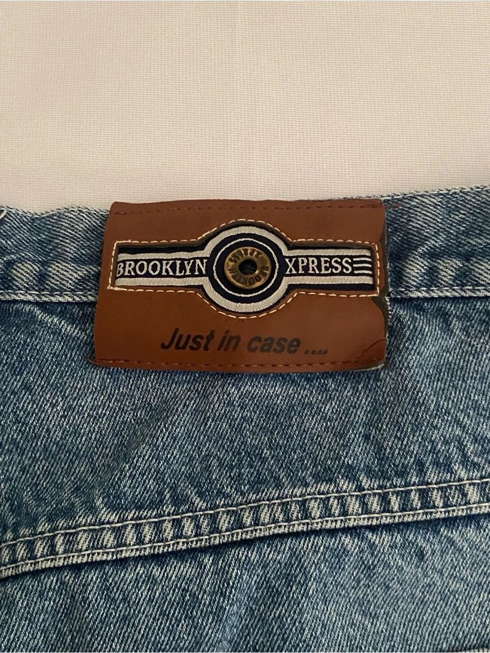 Brooklyn Xpress Carpenter Jeans 38x31 Patchwork Sashiko Distressed Y2K 90s READ